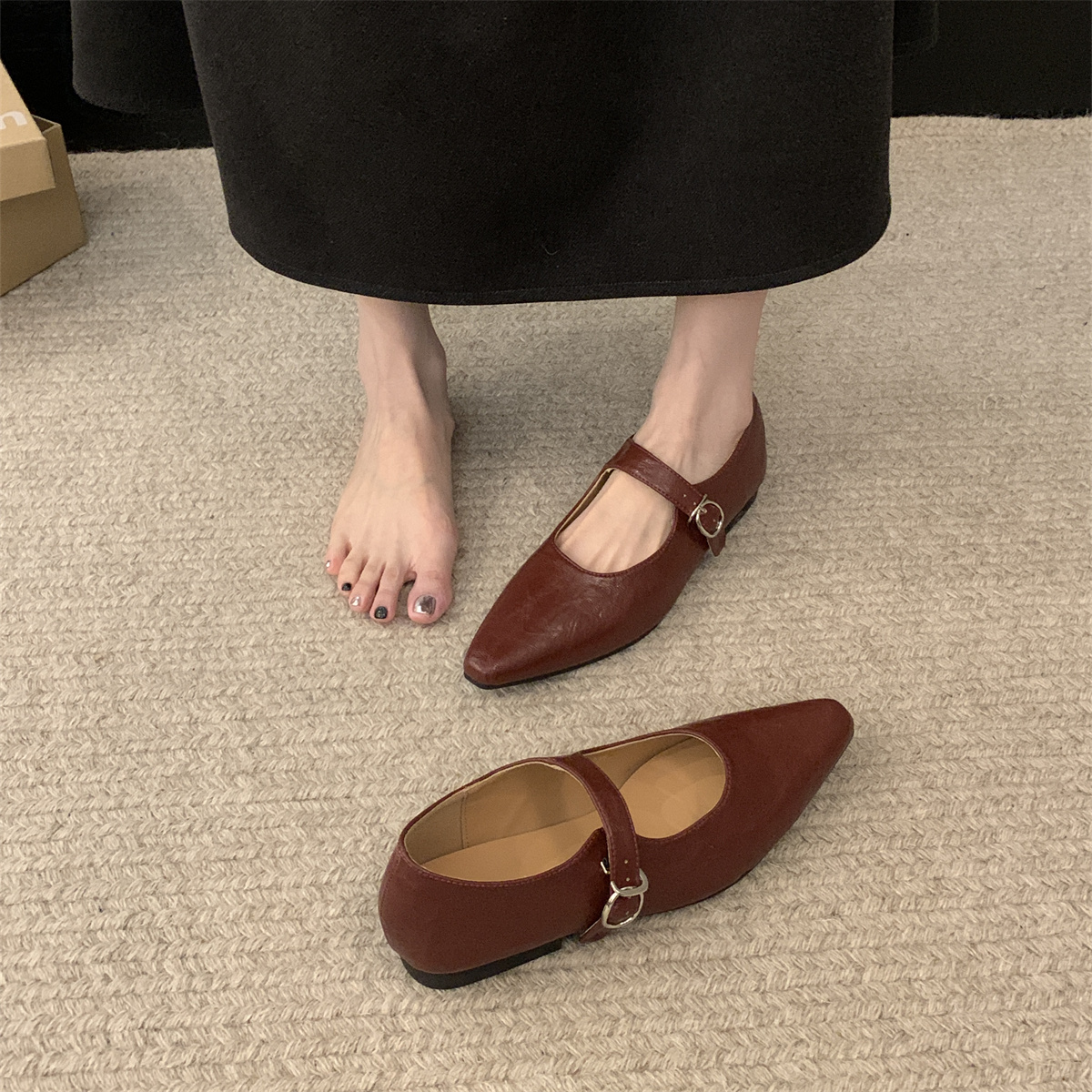 รองเท้าคัทชูผู้หญิงส้นเตี้ย ใส่สบาย มีขนาด35-43