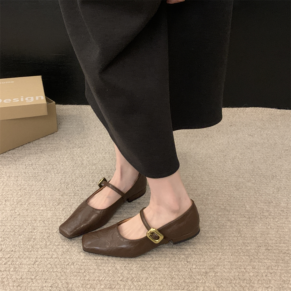 รองเท้าคัทชูผู้หญิงส้นเตี้ย ใส่สบาย มีขนาด35-43