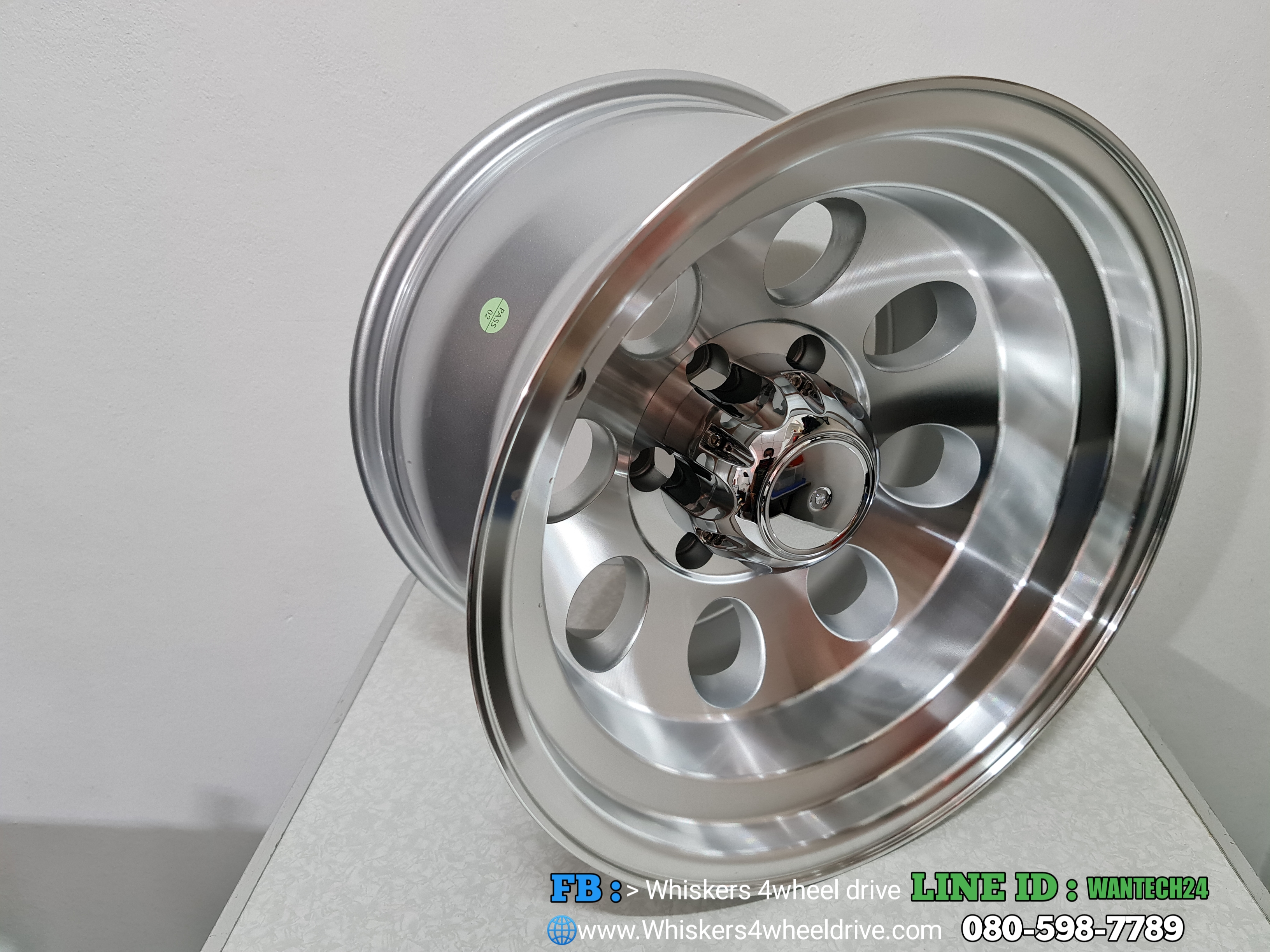 ล้อแม็กซ์ ปัดเงา หยดน้ำ 16×10"-40 6/139.7 💢