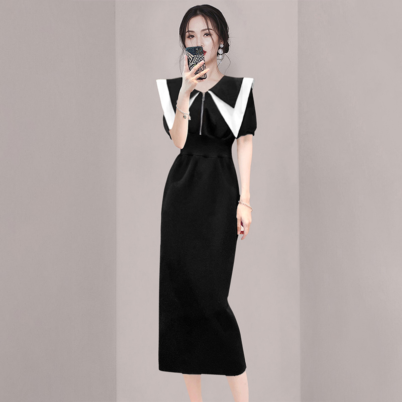 ชุดเดรสยาวสวยๆ สไตล์เกาหลี มีขนาด S M L XL สนใจทักแชท