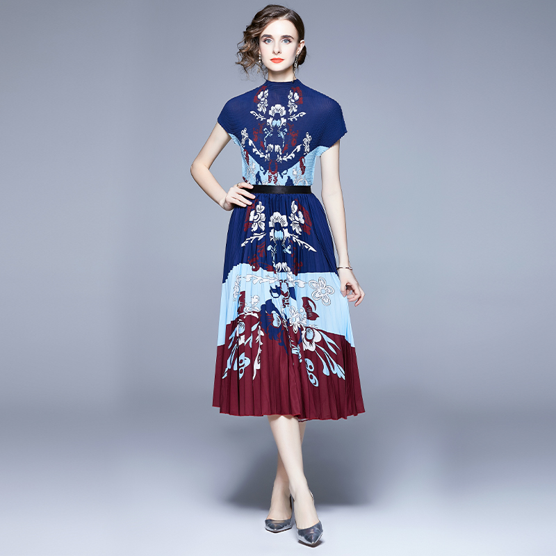 ชุดเดรสยาวสวยๆ ชุดเดรสยาวใส่สบาย ใส่ทำงาน มีขนาดS M L XL 2XL