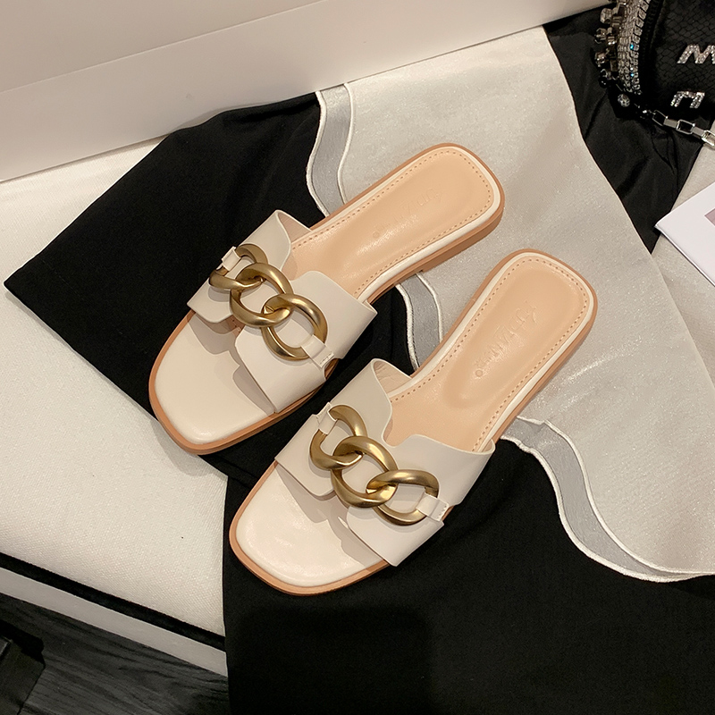 รองเท้าแตะผู้หญิงส้นเตี้ย ใส่สบาย มีขนาด35-43