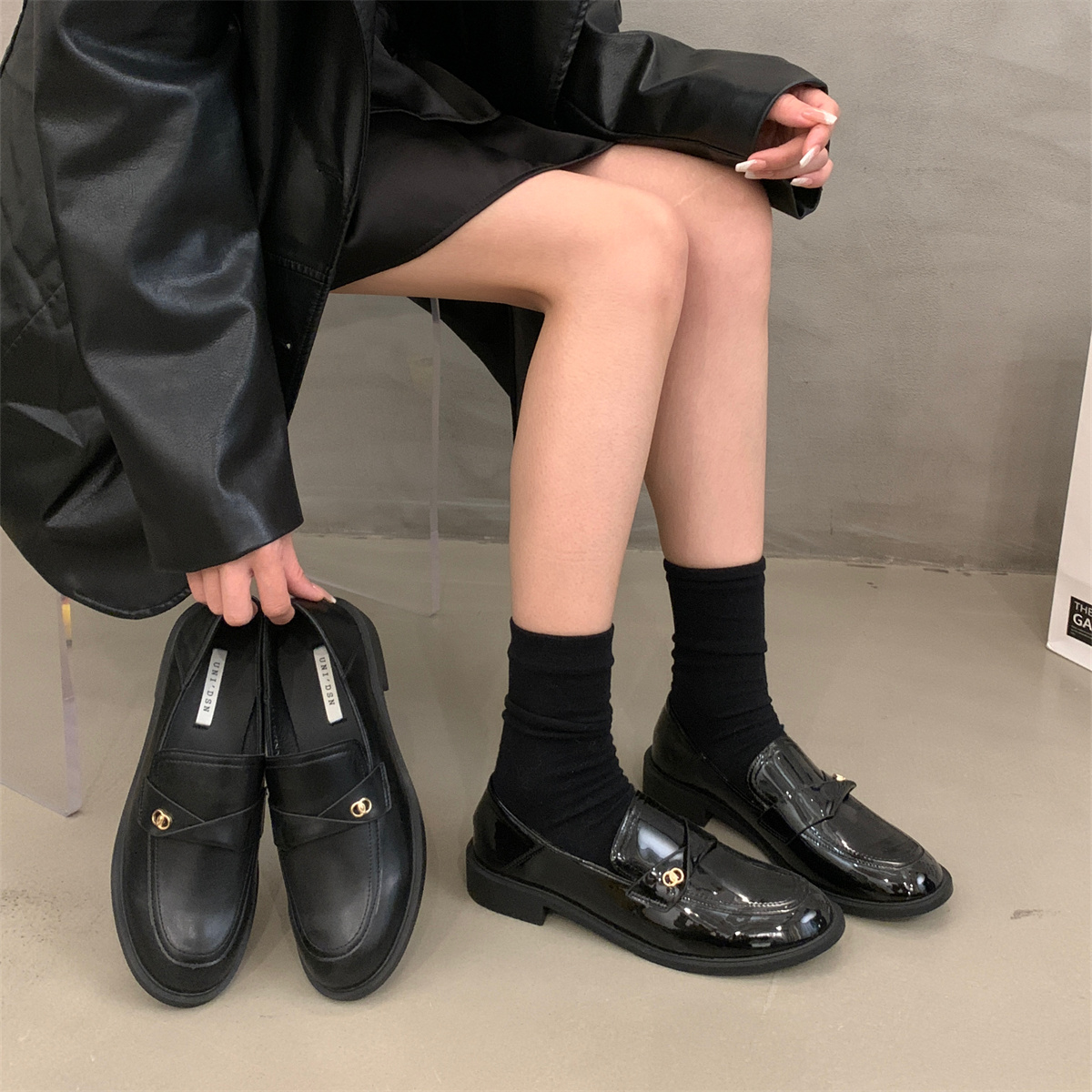 รองเท้าคัทชูผู้หญิงส้นเตี้ย ใส่สบาย มีขนาด35-43