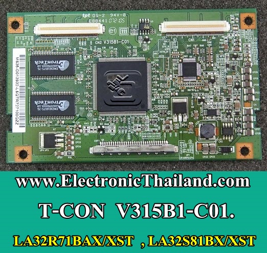 T-CON V315B1-C01. SAMSUNG LA32R71BAX/XST , LA32S81BX/XST