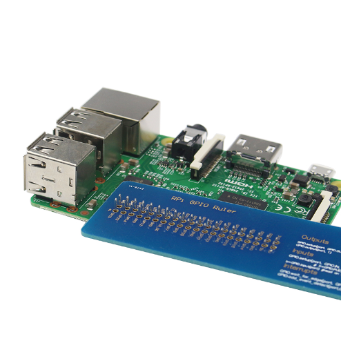 ไม้บรรทัด GPIO (cm/inches) สำหรับ Raspberry Pi3 และ Raspberry Pi4