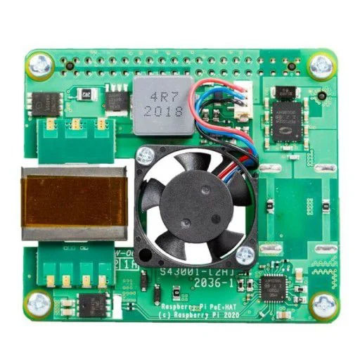 Power over Ethernet Plus (PoE+) HAT for Raspberry Pi for Raspberry Pi 3 Model B+ และ Pi 4 Model B สำหรับจ่ายไฟผ่านสาย LAN