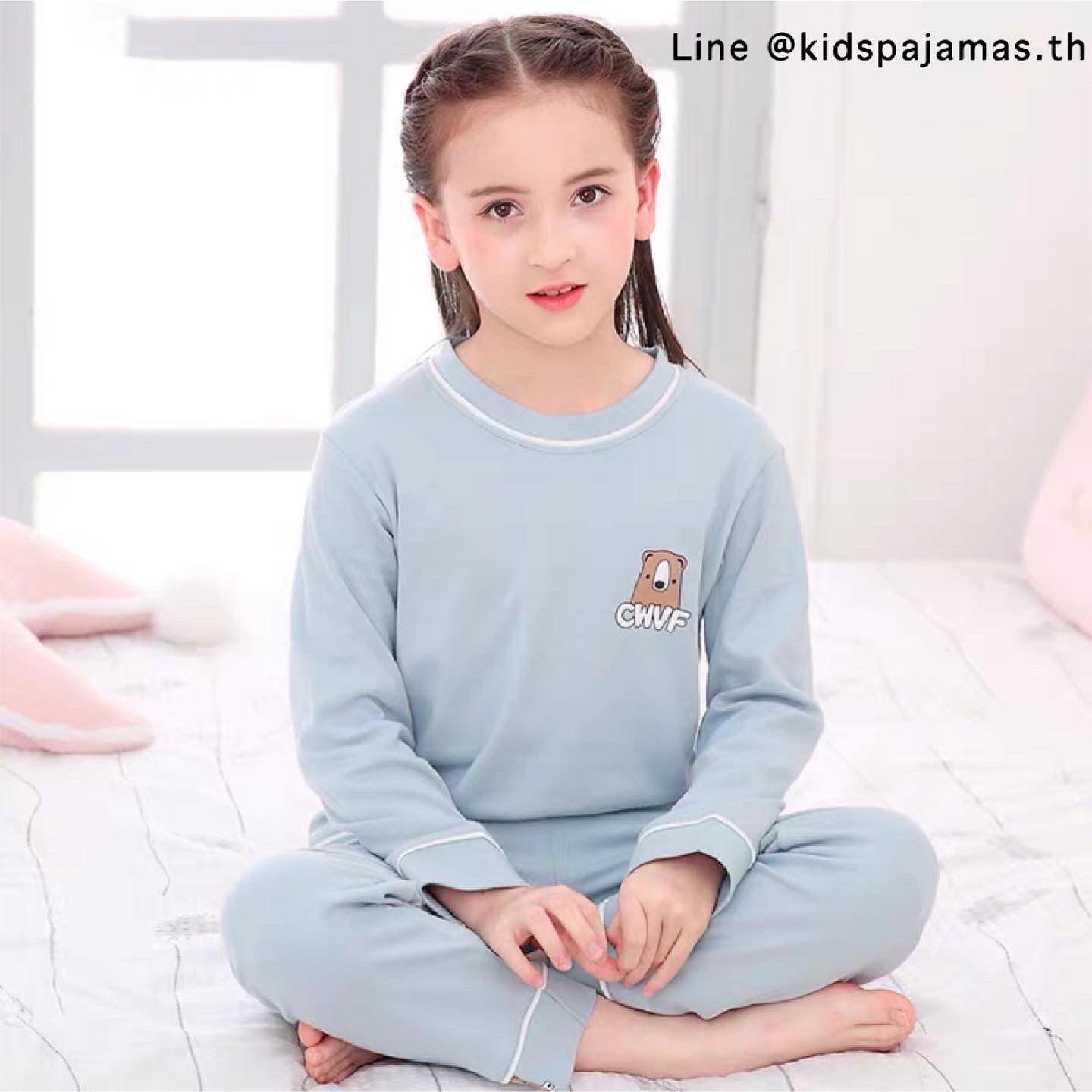 พรีออเดอร์ ชุดนอนเด็กขาสั้น แขนสั้น แบบใหม่ สำเนา