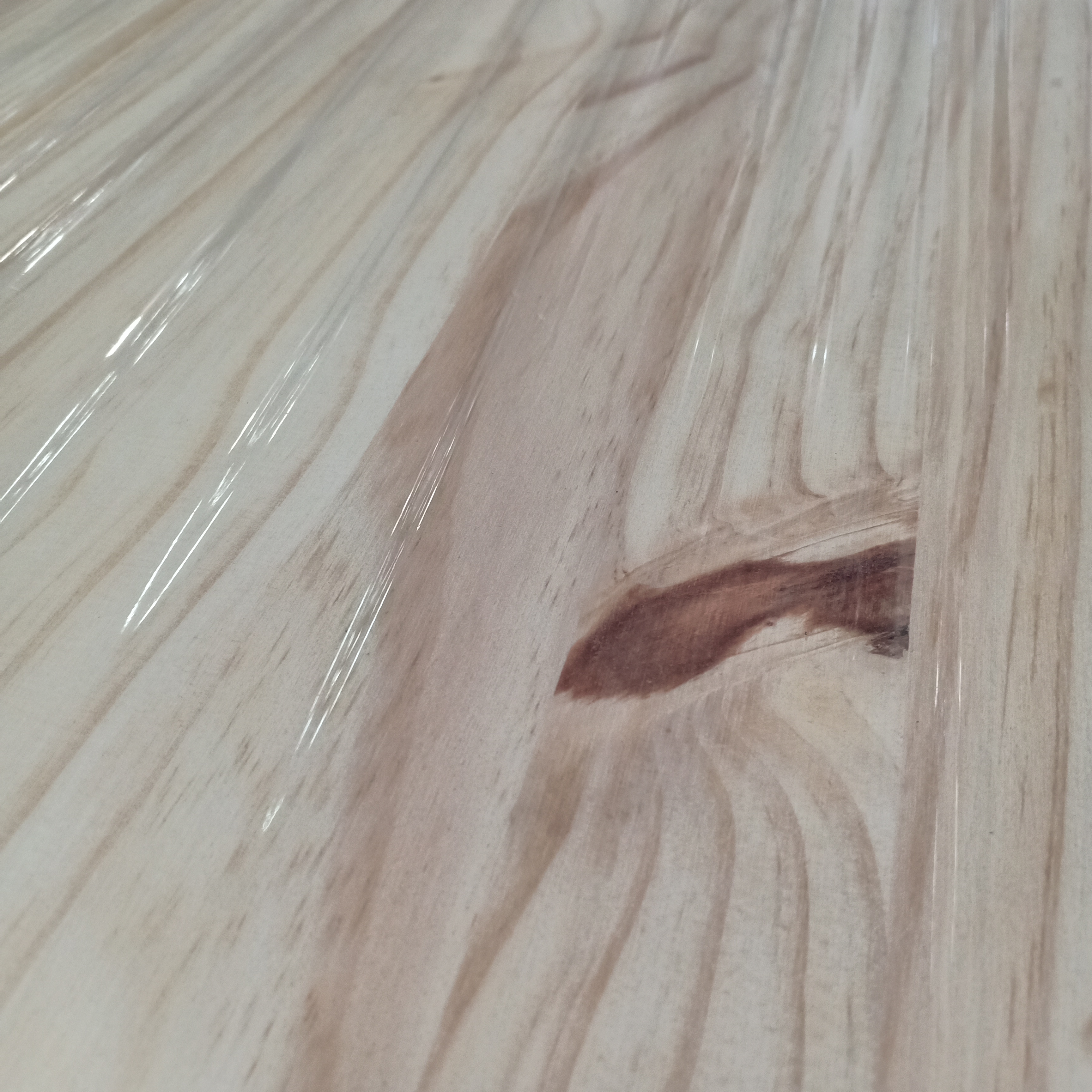 แผ่นไม้สนอเมริกา (มีตา) หนา 25 มม.