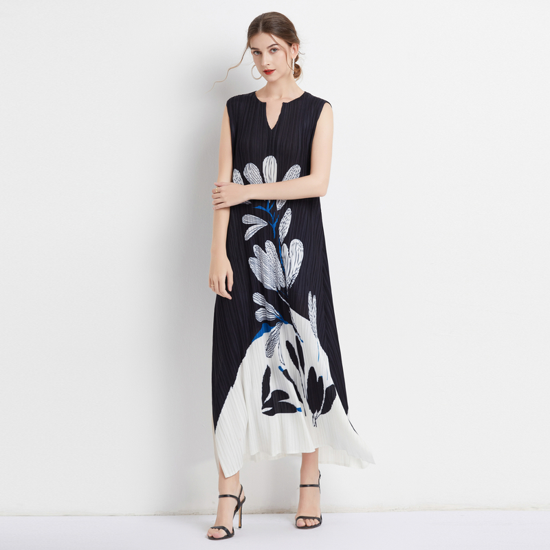 ชุดเดรสยาวสวยๆ ชุดเดรสยาวใส่สบาย ใส่ทำงาน มีขนาดS M L XL 2XL