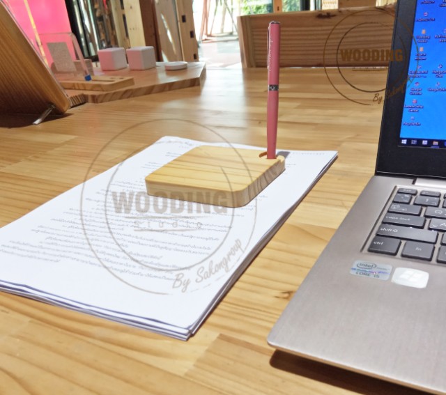 ที่รองแก้วไม้สน