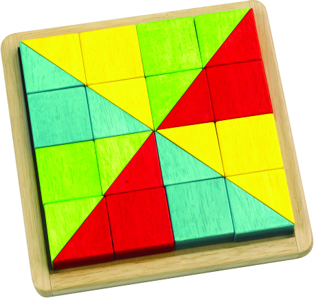 ของเล่นเสริมสร้างจินตนาการ ของเล่นฝึกสมอง กระดานไม้รูปทรงพื้นฐาน