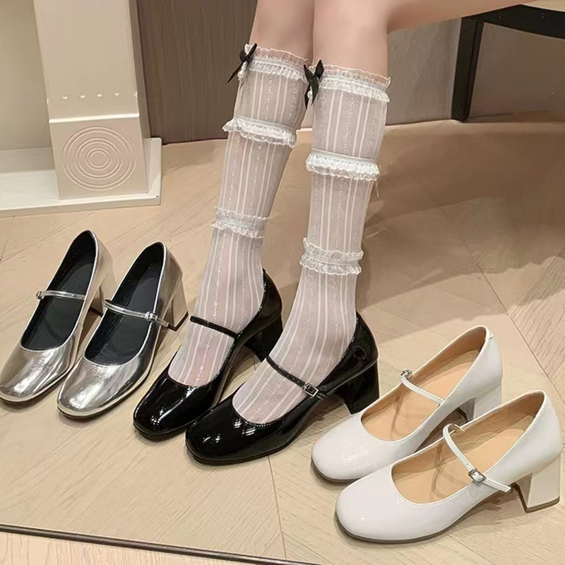 รองเท้าคัทชูผู้หญิงส้นเตี้ย ใส่สบาย มีขนาด35-40