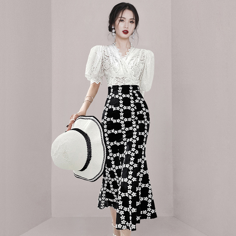 ชุดเดรสยาวสวยๆ ชุดเดรสยาวใส่สบาย ใส่ทำงาน มีขนาดS M L XL 2XL