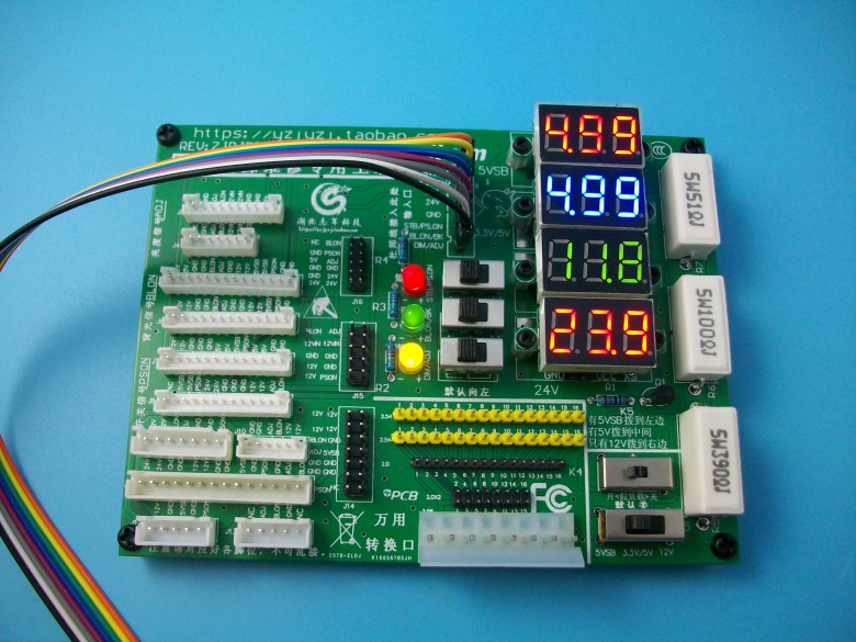 Multi-function LCD LED TV PowerSupply Tester บอร์ดทดสอบภาคจ่ายไฟ