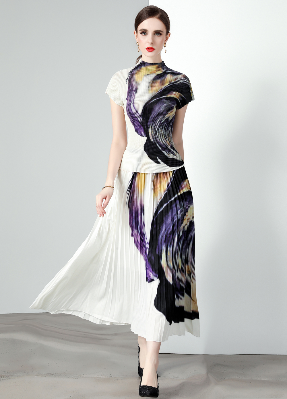 ชุดเดรสยาวสวยๆ ชุดเดรสยาวใส่สบาย ใส่ทำงาน มีขนาดS M L XL 2XL