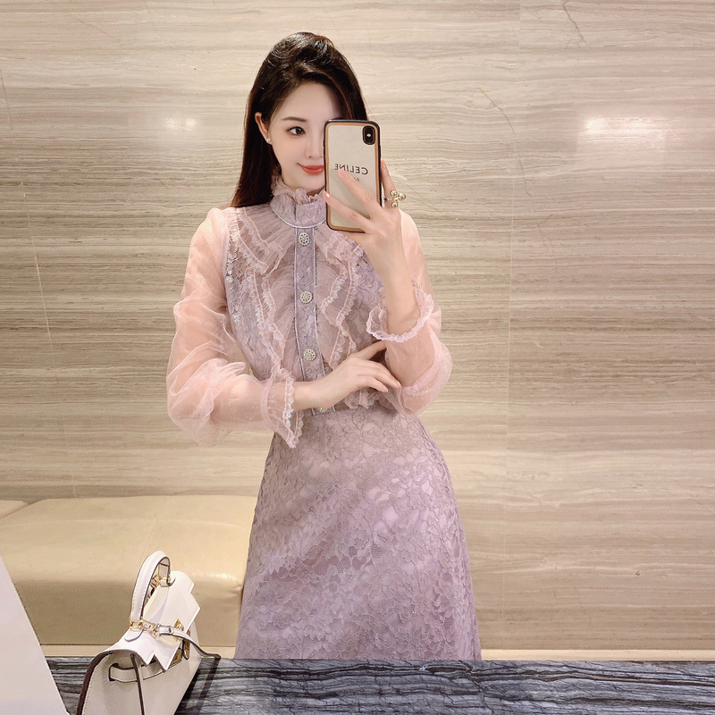 ชุดเดรสยาวสวยๆ ชุดเดรสยาวใส่สบาย ใส่ทำงาน มีขนาดS M L XL 2XL
