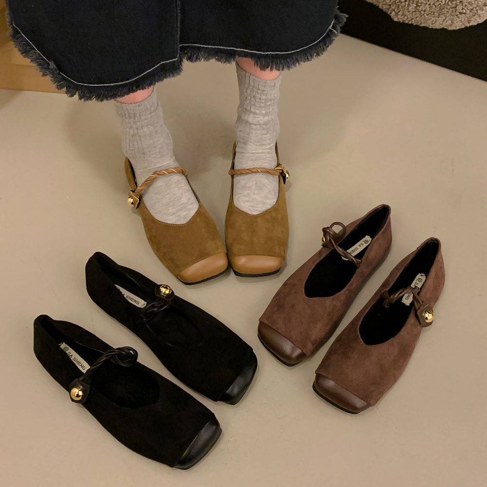 รองเท้าคัทชูผู้หญิงส้นเตี้ย ใส่สบาย มีขนาด35-40