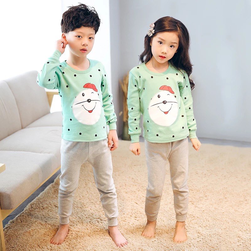 ชุดนอนเด็กนำเข้า Kids Pajamas 003