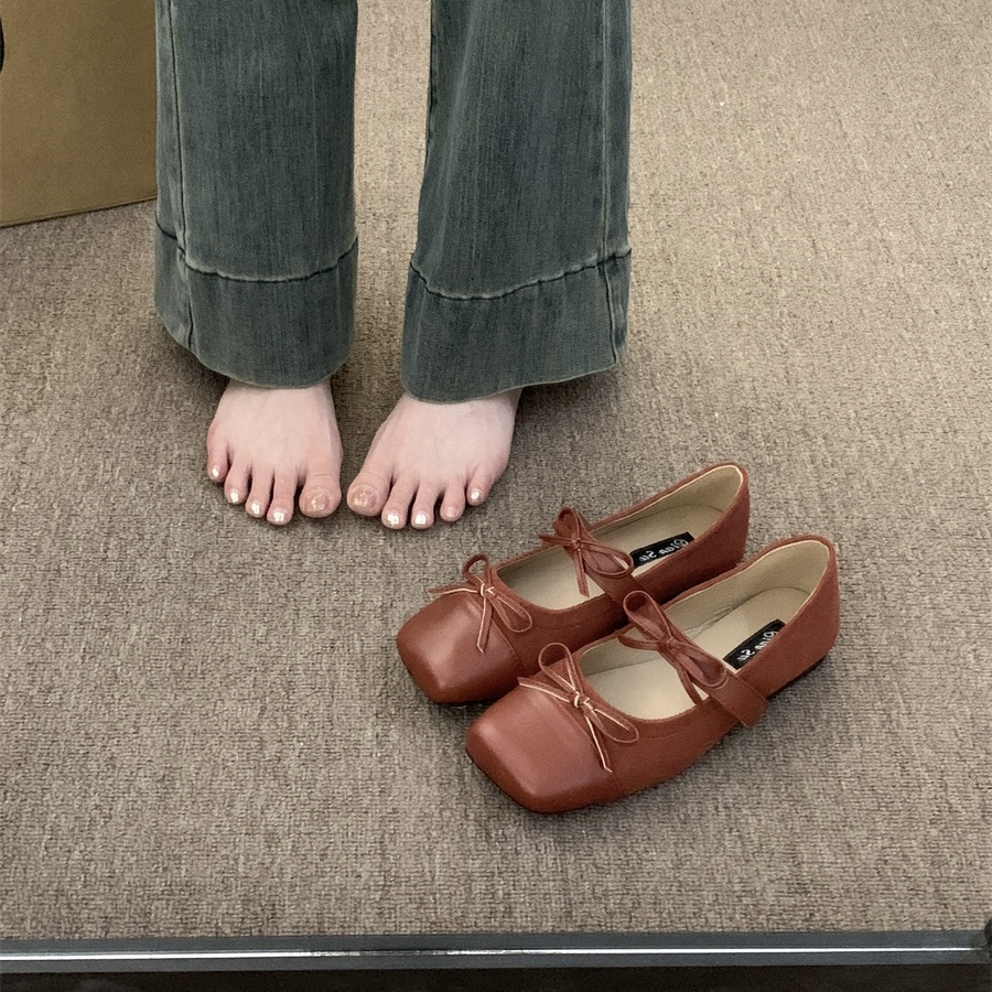 รองเท้าคัทชูผู้หญิงส้นเตี้ย ใส่สบาย มีขนาด35-43