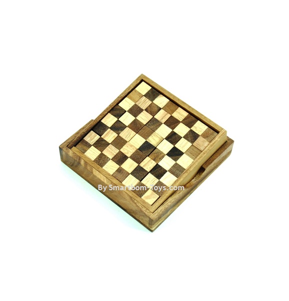 เกมส์หมากรุก Chess Puzzle ของเล่นไม้ฝึกทักษะการคิดและสมอง