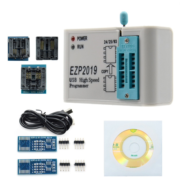 EZP2019 USB High Speed Programmer เครื่องแฟลชเฟิร์มแวร์ ไบออส อีพรอม (NO ADAPTER 5V.)