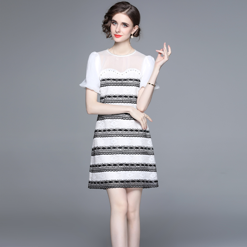 ชุดเดรสยาวสวยๆ ชุดเดรสยาวใส่สบาย ใส่ทำงาน มีขนาดS M L XL 2XL
