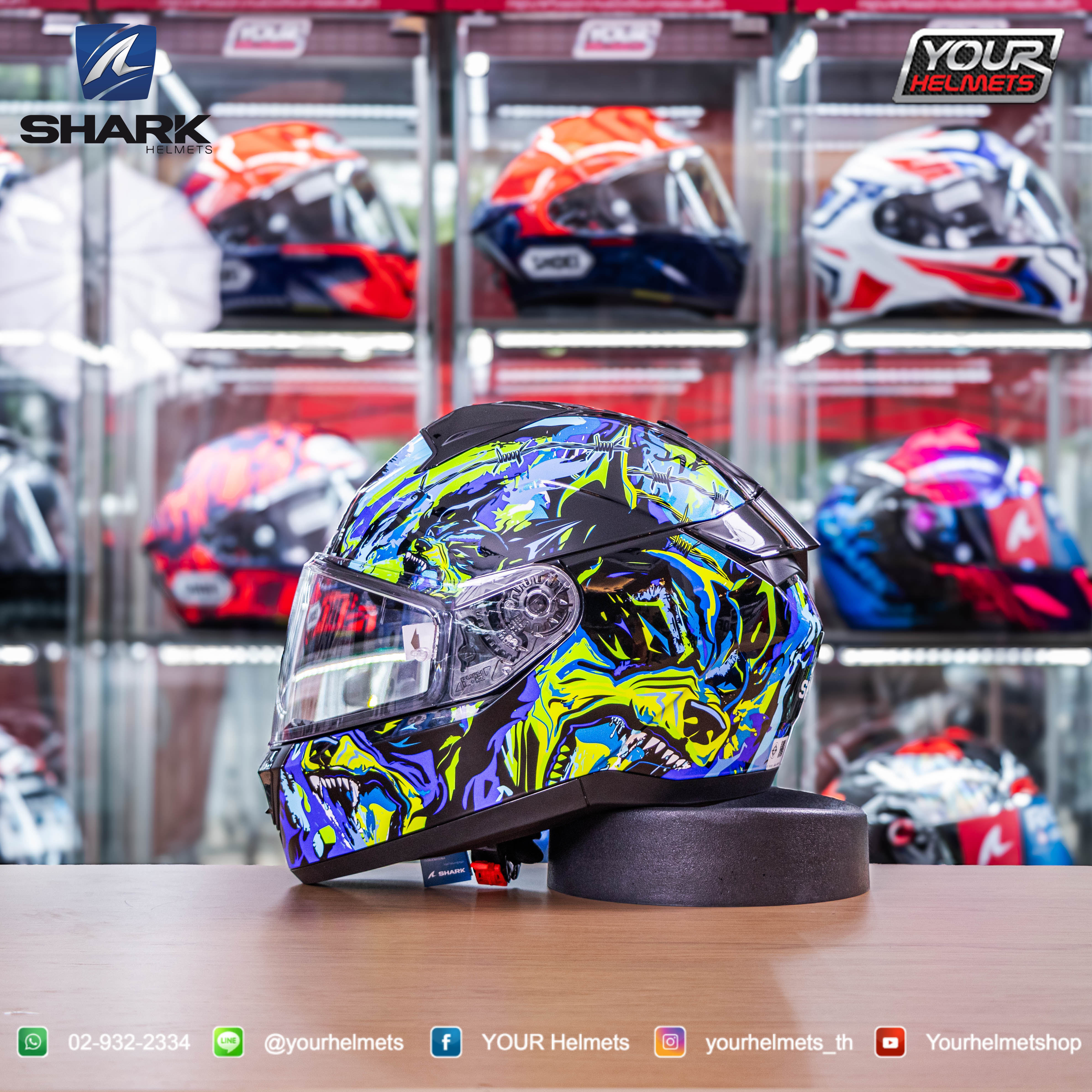 หมวกกันน็อค SHARK HELMETS รุ่น RIDILL 2