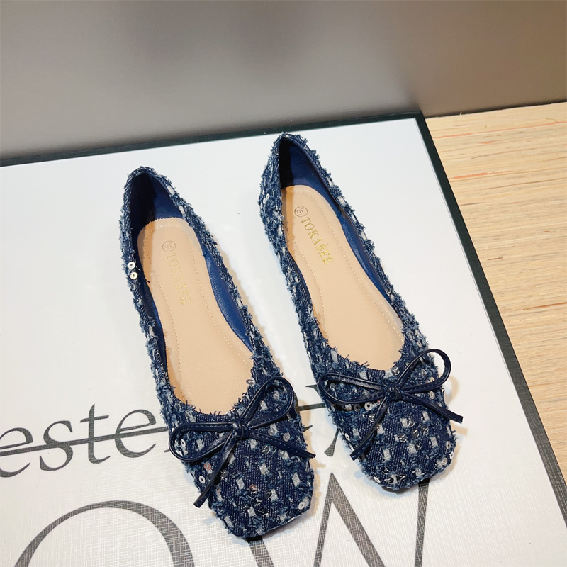 รองเท้าคัทชูผู้หญิงส้นเตี้ย ใส่สบาย มีขนาด35-40
