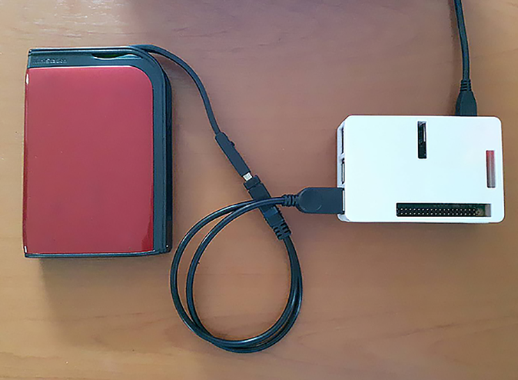 Y-Cable สายแยกหัว USB สำหรับต่อฮาร์ดดิสค์แบบ External กับ Raspberry Pi 3 & 4 ยาว 30 ซ.ม. USB 3.0 A Male To USB 3.0 A Female Y Cable Extension Cord Power Adapter