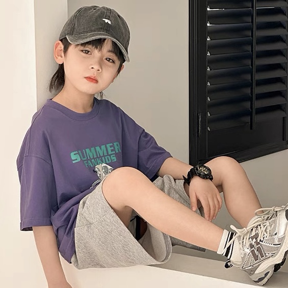 Summer Fankids 🧢🌤️ เสื้อยืดเด็ก unisex ผ้าคอตตอน 100%