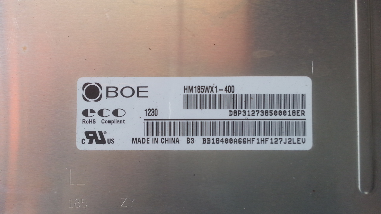 ชุดคิท สำหรับแปลงจอคอมพิวเตอร์ เป็น DIGITAL LED TV : HM185WX1-400 Chimei Innolux M185BGE-L22 SAMSUNG LTM185AT04ระบบเมนูภาษาไทย