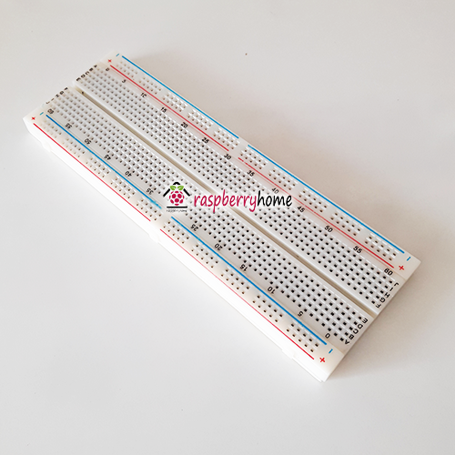 บอร์ดทดลองแบบต่อขยายได้ breadboard 16.5 ซ.ม. x 5.5 ซ.ม. 830 จุด