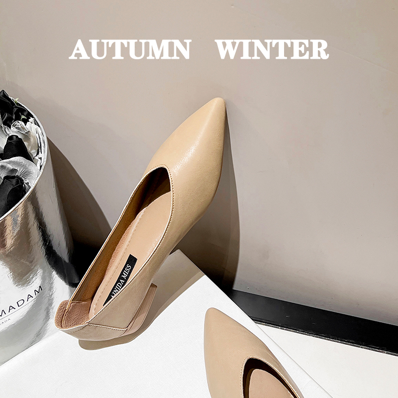 รองเท้าคัทชูผู้หญิงส้นเตี้ย ใส่สบาย มีขนาด35-43