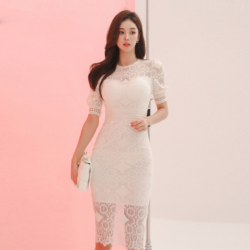 ชุดเดรสยาวสวยๆ สไตล์เกาหลี มีขนาด S M L XL สนใจทักแชท