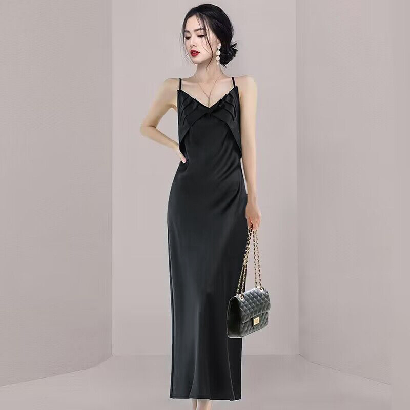 ชุดเดรสยาวสวยๆ สไตล์เกาหลี มีขนาด S M L XL สนใจทักแชท