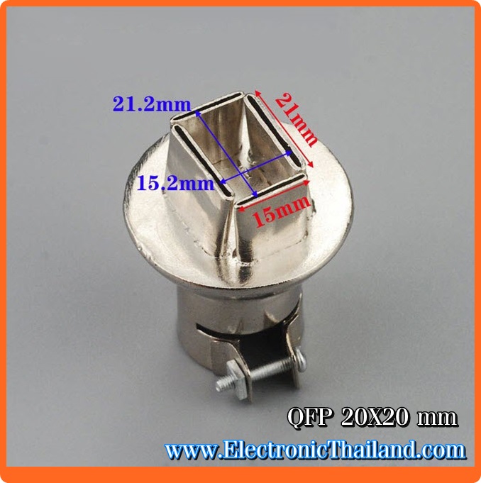 หัวสวมเป่าลมร้อน M850 สำหรับงาน ถอด ยก ใส่ ไอซี (ใช้ร่วมกับเครื่องเป่าลมร้อนทั่วไปได้)