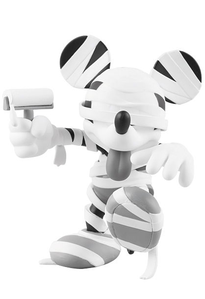 VINYL COLLECTIBLE DOLLS SPECIAL NO.132 MUMMY MICKEY B&W VERSION (LIMITED) ราคารวมค่าส่ง EMS แล้ว