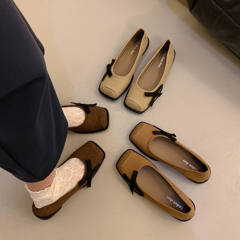 รองเท้าคัทชูผู้หญิงส้นเตี้ย ใส่สบาย มีขนาด35-40