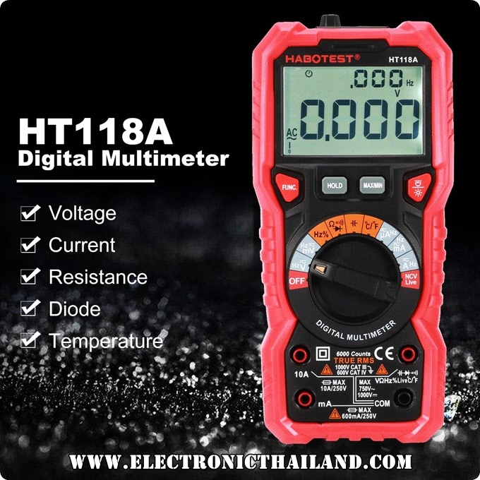 HABOTEST HT118A Digital Auto Range Multimeter