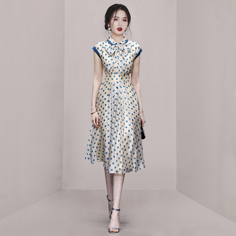 ชุดเดรสยาวสวยๆ ชุดเดรสยาวใส่สบาย ใส่ทำงาน มีขนาดS M L XL 2XL