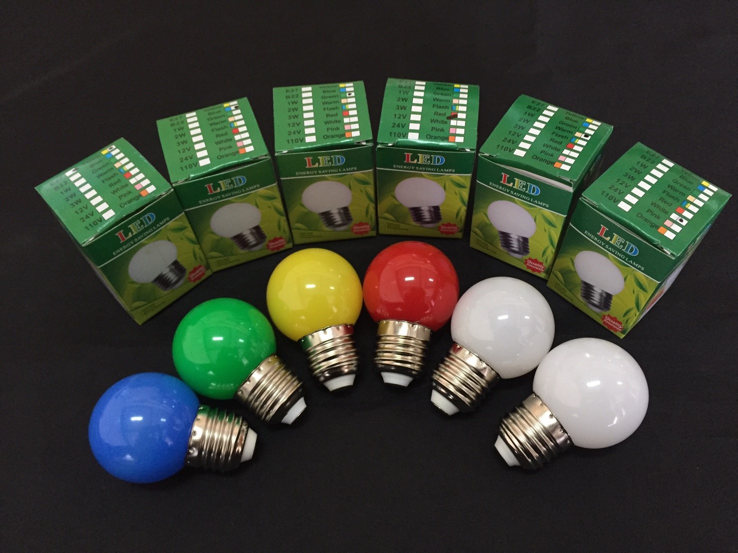 ไฟปิงปอง LED 1w 220V