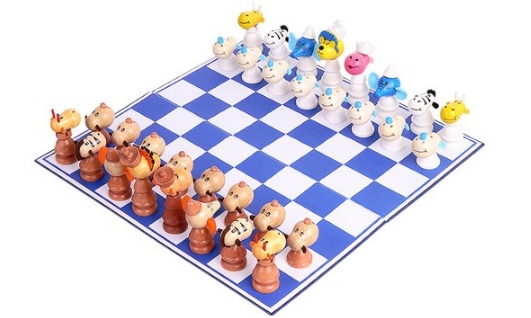 เกมส์หมากรุกสัตว์หรรษา ของเล่นไม้ฝึกสมอง ของเล่นเสริมเชาน์ปัญญา