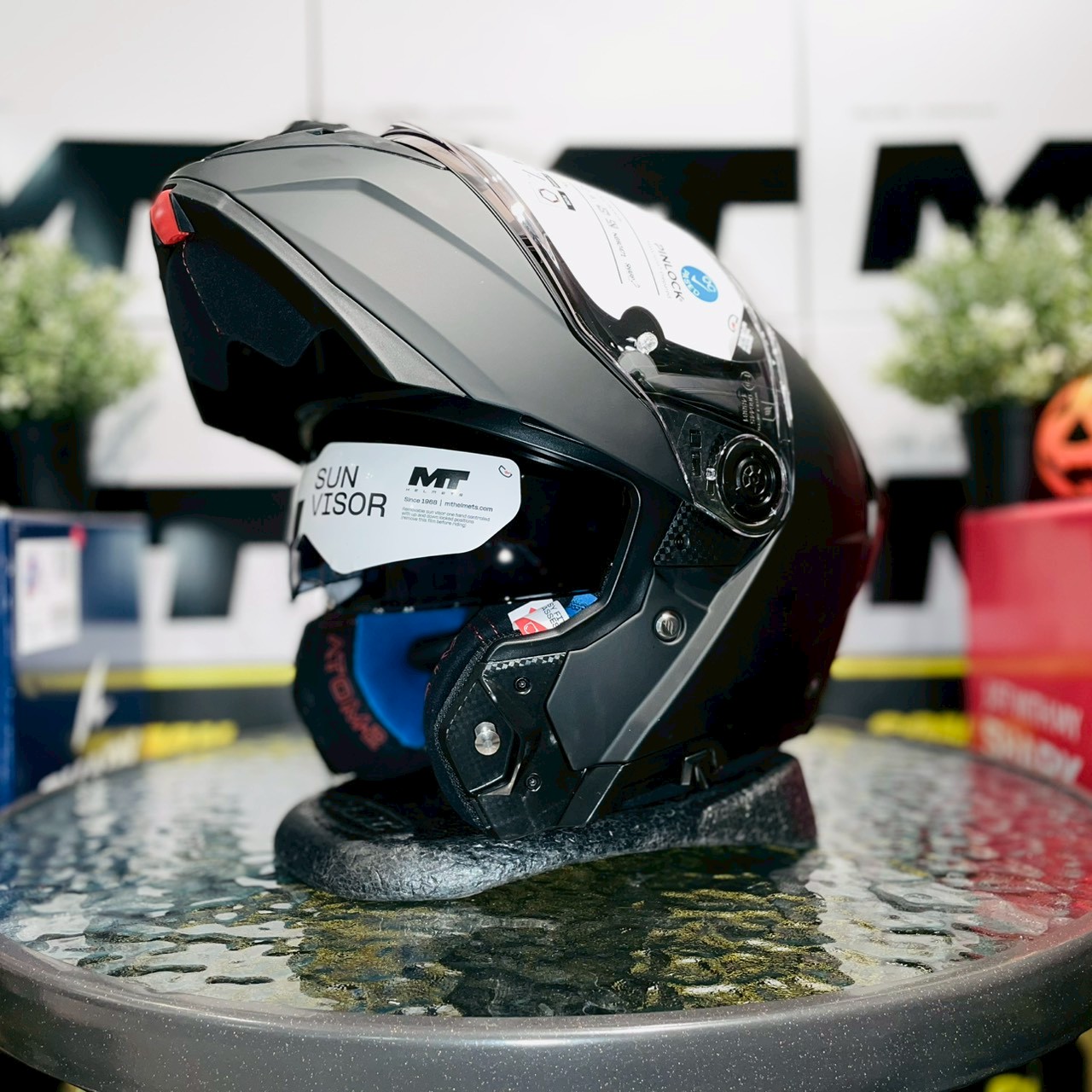 MT HELMETS - ATOM2 sv - Pure Matt Black