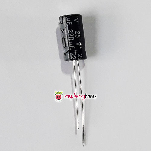 33 uF ไมโครฟาราด 50V คาปาซิเตอร์ Capacitor จำนวน 1 ตัว
