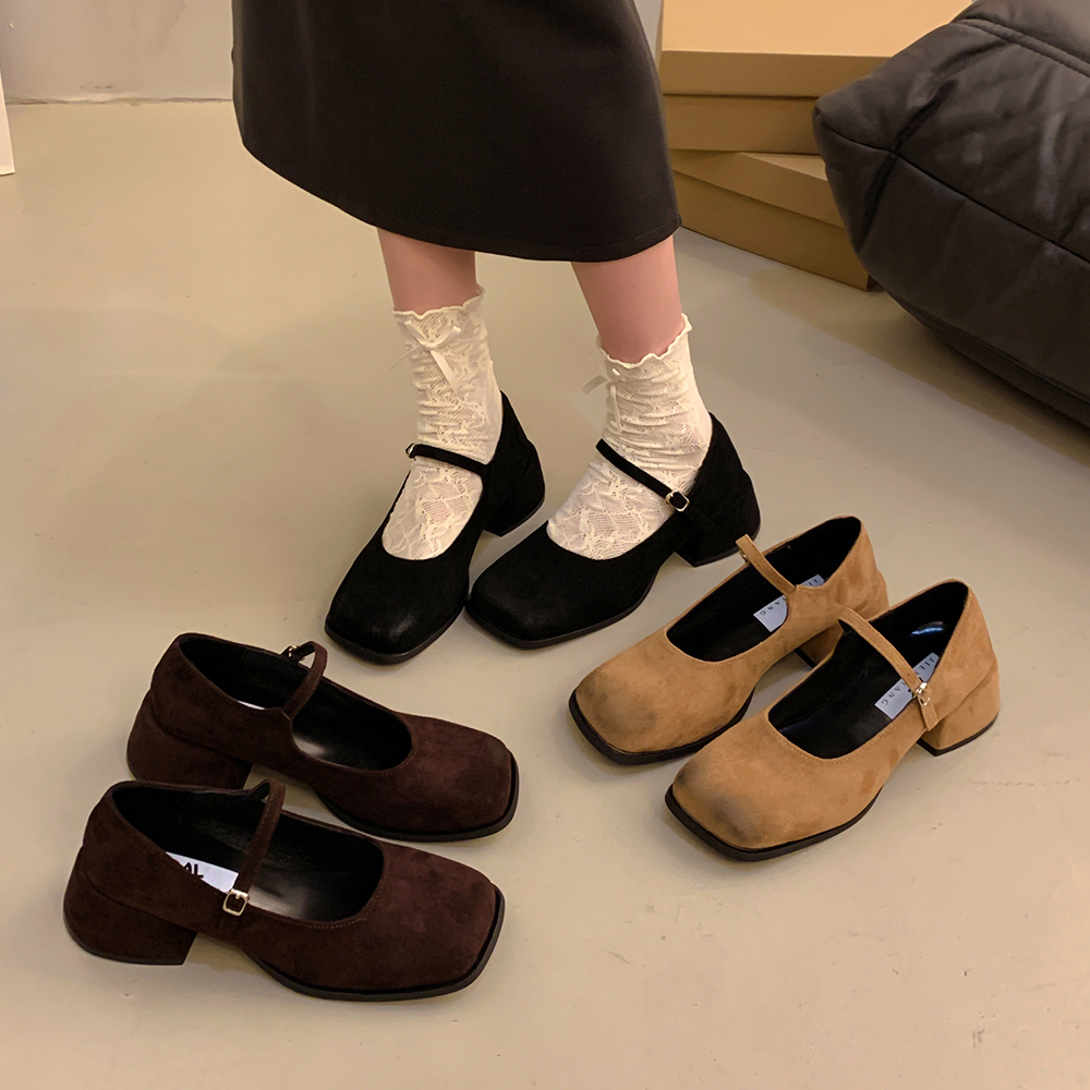 รองเท้าคัทชูผู้หญิงส้นเตี้ย ใส่สบาย มีขนาด35-40
