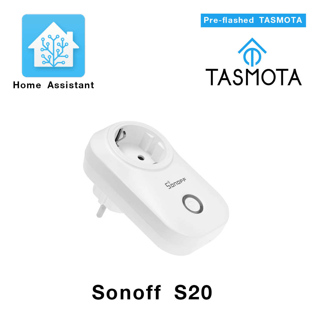 Sonoff ฺS20 Pre-Flashed with Tasmota ใช้งานกับ Home Assistant หรือระบบ Home Automation อื่นๆ