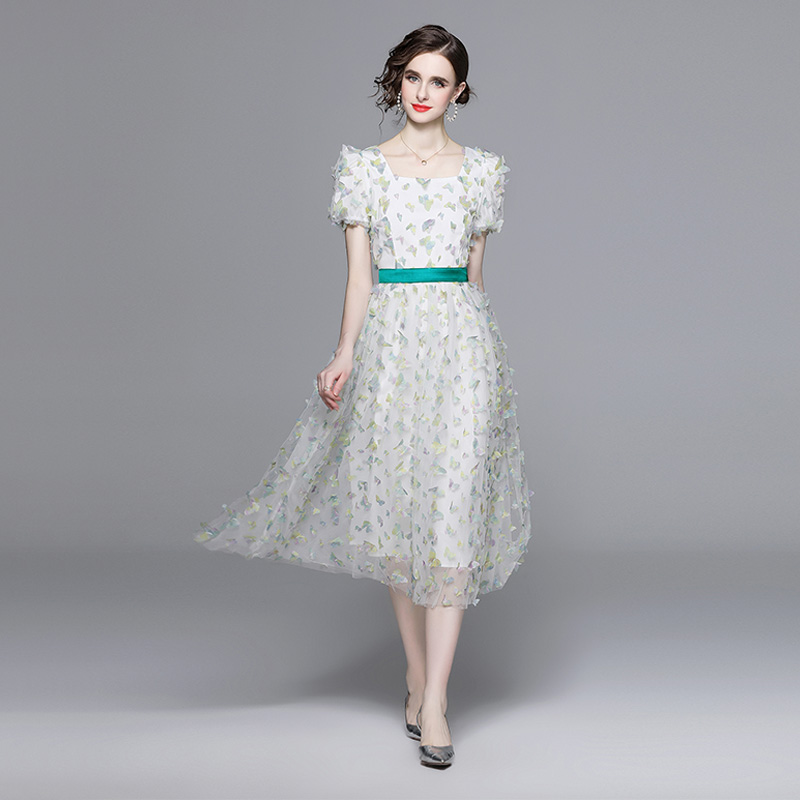 ชุดเดรสยาวสวยๆ ชุดเดรสยาวใส่สบาย ใส่ทำงาน มีขนาดS M L XL 2XL