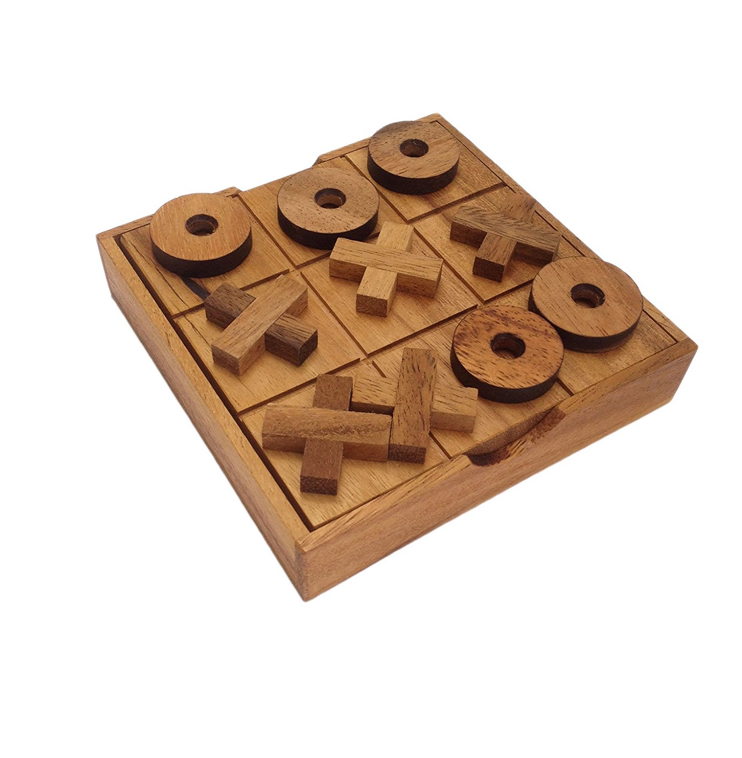 เกมส์ฝึกสมองTIC TAC TOE หรือ OX Wooden Game เกมส์พัฒนาทักษะการคิด