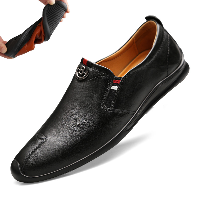 รองเท้าหนังผู้ชาย มีไซส์39-44 รองเท้าโลฟเฟอร์ชาย Slip-On Shoes มีขนาด39-44