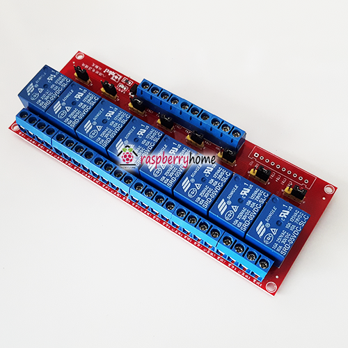 8 Channel Relay (10A) 5V Relay 8 ช่อง Module Board for Arduino PIC AVR MCU DSP ARM